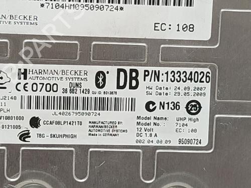 Electronic module OPEL INSIGNIA A Sports Tourer (G09) | BP19307988M83