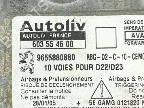 Kollisjonspute styreenhet PEUGEOT 407 SW (6E_, 6D_) 2.0 HDi 135 | BP29233031M53 
