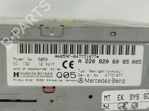 Electronic module MERCEDES-BENZ S-CLASS (W220, V220) S 500 4-matic (220.084, 220.184) | BP13656007M83 