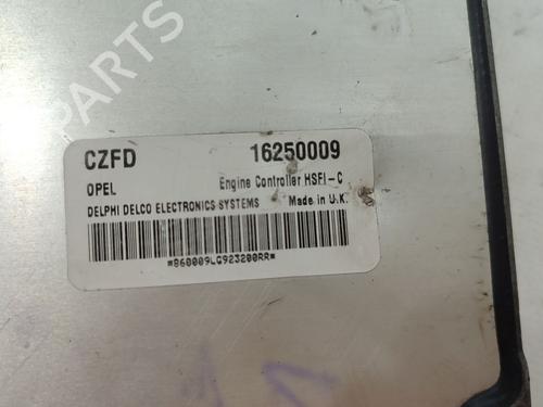 Engine control unit (ECU) OPEL ZAFIRA A MPV (T98) 1.6 16V (F75) | BP27560196M57 