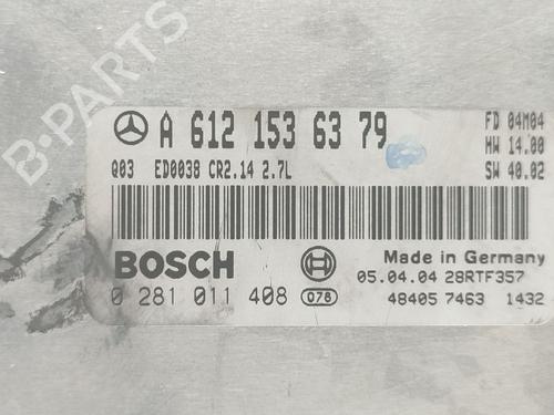 Engine control unit (ECU) MERCEDES-BENZ M-CLASS (W163) ML 270 CDI (163.113) | BP26167319M57 