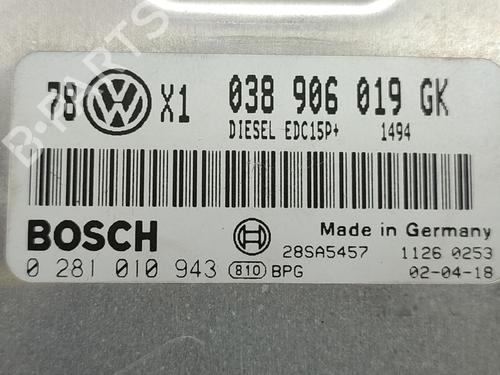 Engine control unit (ECU) VW PASSAT B5.5 (3B3) 1.9 TDI | BP28095453M57 
