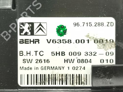Climate control CITROËN C5 III (RD_) 2.0 HDi 140 (RDRHF8, RDRHFA, RDRHA8, RDRHAJ) | BP29405428I5 