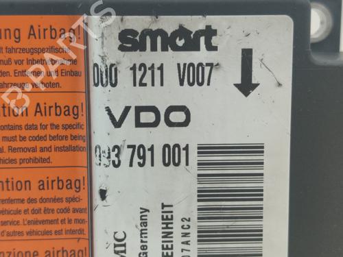 Kollisjonspute styreenhet SMART CITY-COUPE (450)  | BP19414555M53 