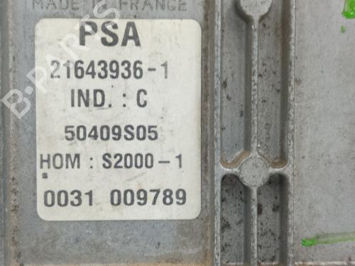Engine control unit (ECU) CITROËN XSARA PICASSO (N68) 1.8 16V | BP18243611M57 