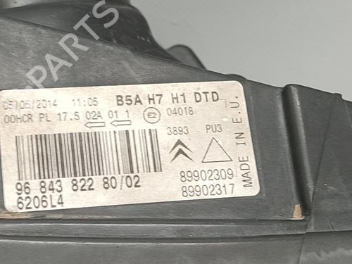 Right headlight CITROËN C4 Coupe (LA_) 1.6 THP 150 | BP37028005C29 - Image 2