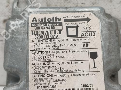 ECU airbags RENAULT MEGANE I (BA0/1_)  | BP18320482M53 