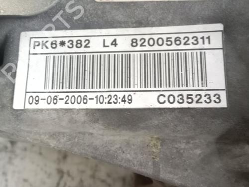 Gearbox RENAULT LAGUNA II (BG0/1_) 1.9 dCi (BG1A, BG1W, BG0G) | BP27257396M3 
