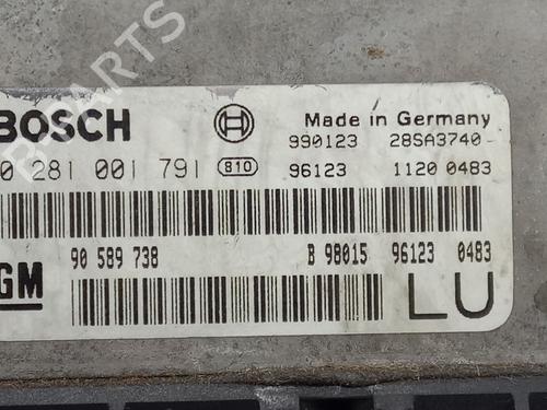 Engine control unit (ECU) OPEL FRONTERA B (U99) 2.2 DTI (6B_ZC, 6B_VF, 6B_66, 6B_76) | BP34737402M57 - Image 2