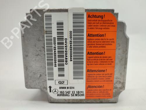 Used ECU airbags MERCEDES-BENZ M-CLASS (W163) [1998-2005]  16033001