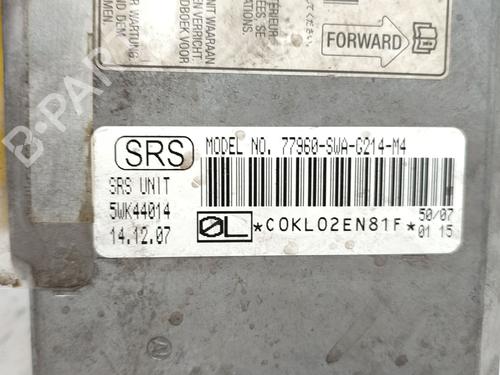 ECU airbags HONDA CR-V III (RE_) 2.2 i-CTDi 4WD (RE6) | BP29892134M53