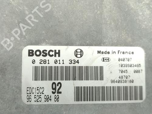 Engine control unit (ECU) PEUGEOT 807 (EB_) 2.0 HDi | BP31775658M57