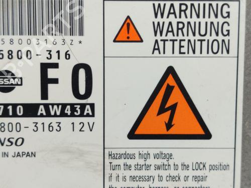 Engine control unit (ECU) NISSAN PRIMERA Hatchback (P12)  | BP19679443M57 