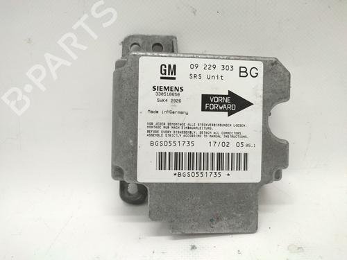 Used ECU airbags ECU airbags OPEL ZAFIRA A MPV (T98) 2.0 DTI 16V (F75) (101 hp) 34162624 34162624