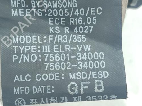 Rear right seatbelt SSANGYONG KORANDO (CK) 2.0 e-XDi 4WD | BP38673848I28 - Image 4