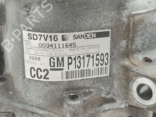 AC compressor SAAB 9-3 (YS3F, E79, D79, D75) 1.9 TiD | BP39478320M34 - Image 5