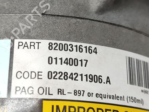 AC compressor RENAULT MEGANE II (BM0/1_, CM0/1_) | BP30149918M34
