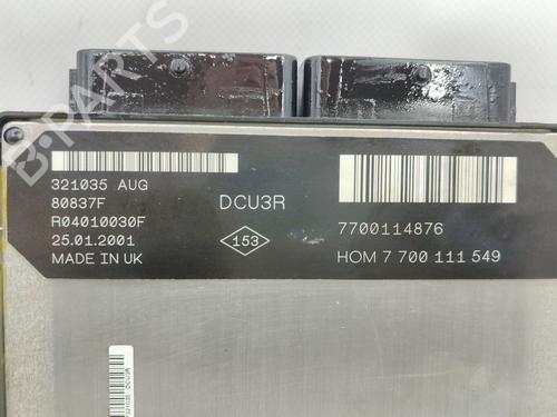 Engine control unit (ECU) RENAULT KANGOO Express (FC0/1_) D 65 1.9 (FC0E, FC02, FC0J, FC0N) | BP30087638M57
