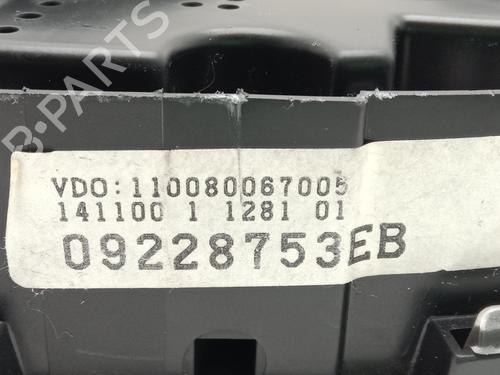 Instrument cluster OPEL ASTRA G Saloon (T98) 1.6 (F69) | BP25254517C47 