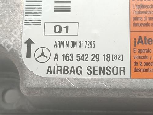 Kollisjonspute styreenhet MERCEDES-BENZ M-CLASS (W163) ML 270 CDI (163.113) | BP26167318M53 