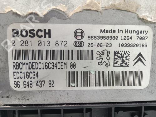 Engine control unit (ECU) CITROËN C4 I (LC_) 1.6 HDi | BP29445395M57 