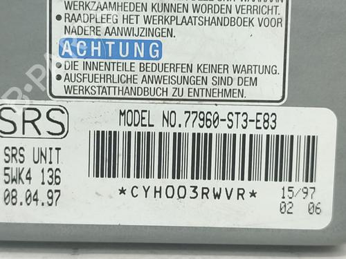 ECU airbags HONDA CIVIC VI Hatchback (EJ, EK) 1.4 i S (EJ9) | BP25495724M53 
