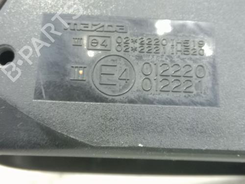 Left mirror MAZDA 3 Saloon (BK) 1.6 DI Turbo (BK12Y) | BP23961684C26 