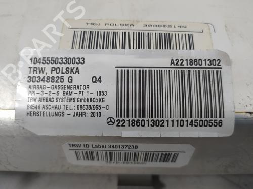 Passenger airbag MERCEDES-BENZ S-CLASS (W221, V221) S 320 CDI (221.022, 221.122) | BP11357516C10 