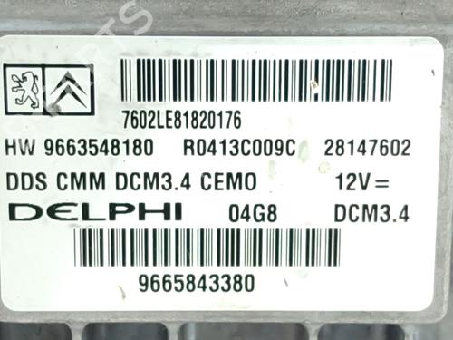 Engine control unit (ECU) CITROËN C5 III (RD_) 2.0 HDi (RDRHD8, RDRHDJ, RDRHR8, RDRHRJ) | BP39173720M57 - Image 4