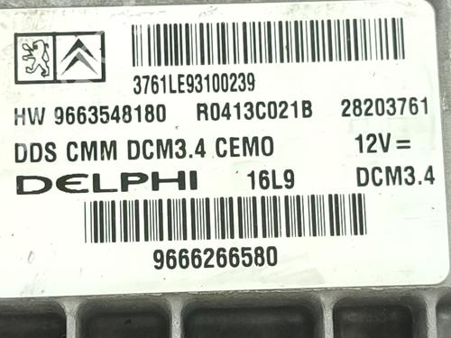 Engine control unit (ECU) CITROËN C5 III (RD_) 2.0 HDi 140 (RDRHF8, RDRHFA, RDRHA8, RDRHAJ) | BP29405054M57 