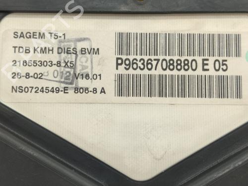 Instrument cluster PEUGEOT 307 SW (3H)  | BP20105414C47 
