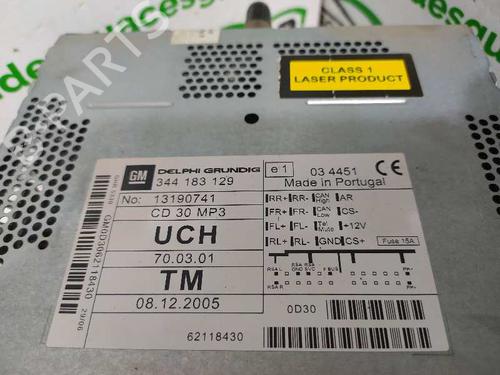 Bilradio OPEL ASTRA H GTC (A04) 1.7 CDTi (L08) | BP7126827E6 