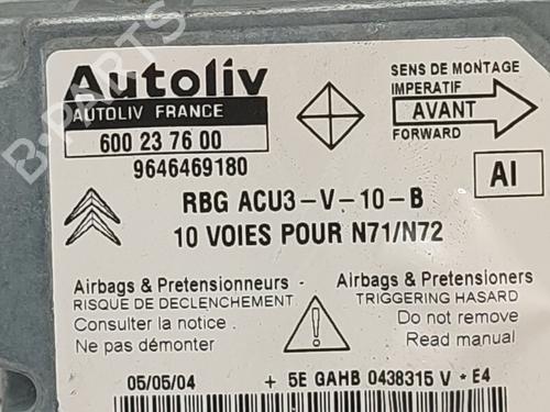 ECU airbags CITROËN XSARA (N1) 2.0 HDi 90 | BP22906337M53 