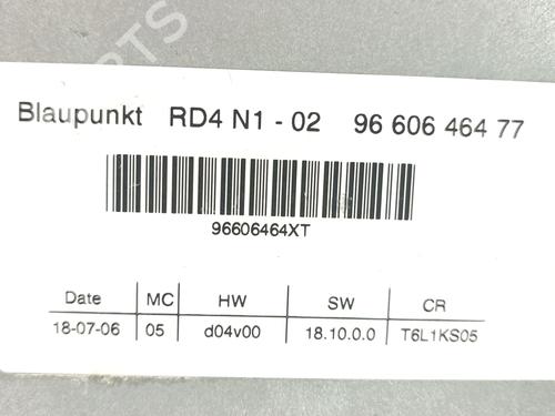 Radio PEUGEOT 307 SW (3H) 2.0 HDi 135 | BP29361130E6 