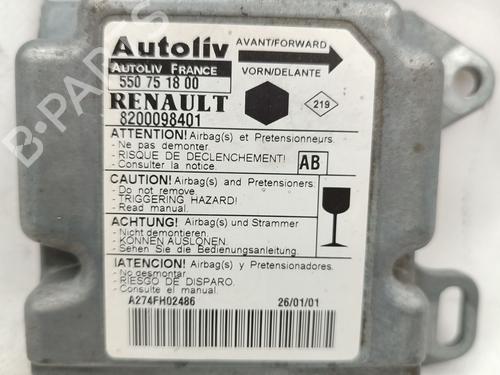 Kollisjonspute styreenhet RENAULT KANGOO Express (FC0/1_) D 65 1.9 (FC0E, FC02, FC0J, FC0N) | BP30087648M53