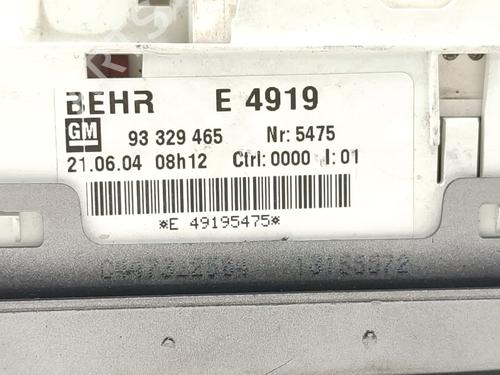 Climate control OPEL MERIVA A MPV (X03) 1.6 16V (E75) | BP30161985I5