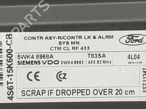 Comfort control module FORD FUSION (JU_) 1.4 TDCi | BP25375239M56 
