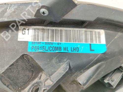 Left headlight HONDA CR-V III (RE_) 2.2 i-CTDi 4WD (RE6) | BP29892099C28