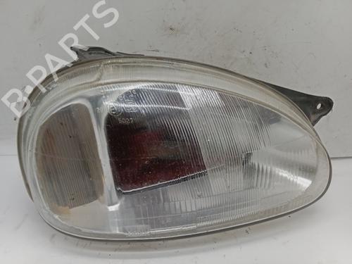 Used Right headlight OPEL CORSA B (S93) 1.7 D (F08, F68, M68) (60 hp) 25036890