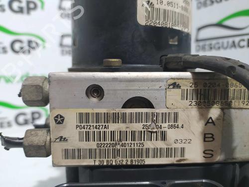 ABS pump CHRYSLER VOYAGER IV (RG, RS) 2.5 CRD | BP7149726M43 