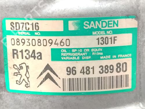 AC compressor CITROËN C5 II (RC_) 2.0 HDi (RCRHRH) | BP36786311M34 - Image 4