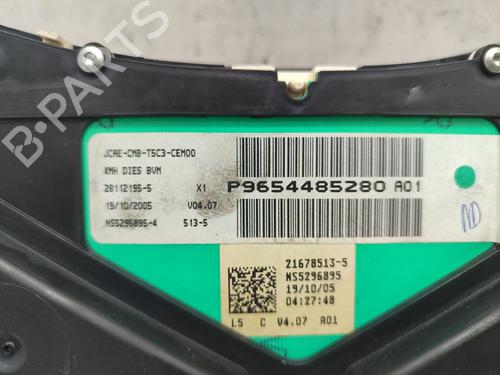 Instrument cluster PEUGEOT 307 (3A/C) 1.6 HDi | BP27920332C47