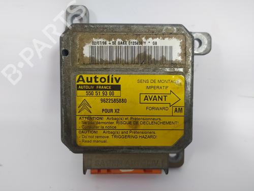 Kollisjonspute styreenhet CITROËN XANTIA (X1_, X2_) [1993-2003]  9623684