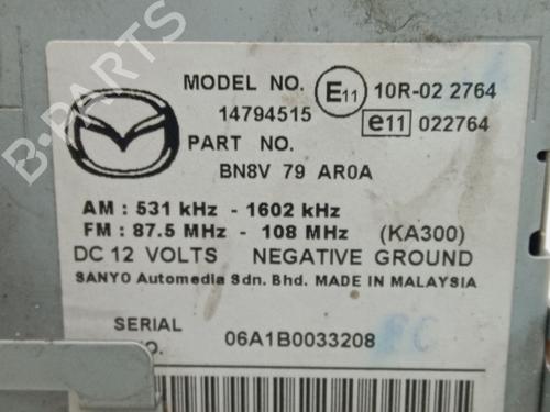 Radio MAZDA 3 Saloon (BK) 1.6 DI Turbo (BK12Y) | BP23961681E6 