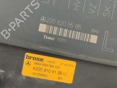 Electronic module MERCEDES-BENZ S-CLASS (W220, V220) S 500 4-matic (220.084, 220.184) | BP13655967M83 