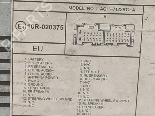 Radio CHEVROLET CAPTIVA (C100, C140) 2.0 D 4WD | BP23147267E6 