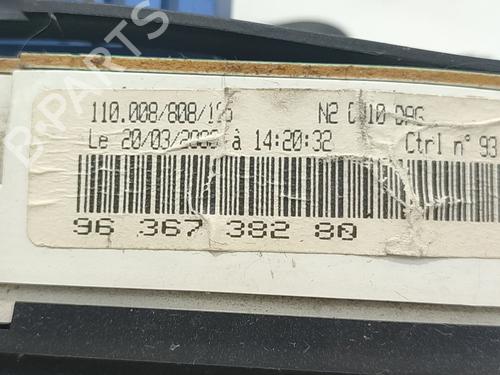 Instrument cluster PEUGEOT 306 Hatchback (7A, 7C, N3, N5) 2.0 HDI 90 | BP25124142C47 