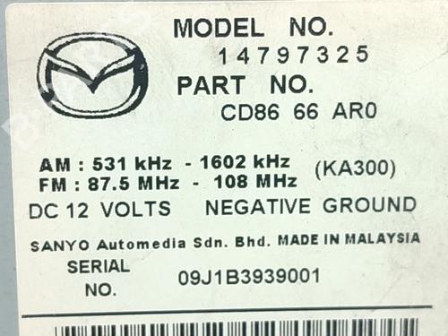 Radio MAZDA 5 (CR) 2.0 CD (CR19) | BP36564374E6 - Image 4