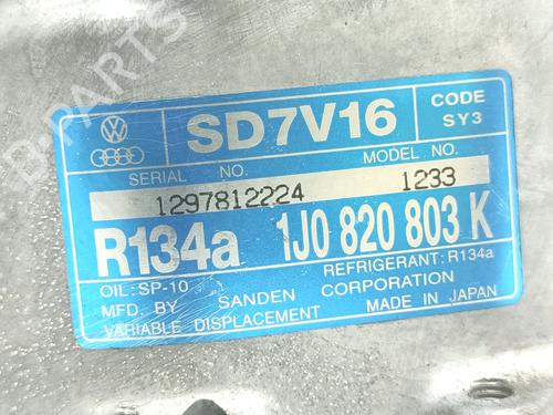 AC compressor SEAT TOLEDO II (1M2) 1.9 TDI | BP32236035M34