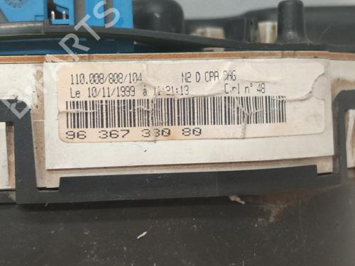 Instrument cluster PEUGEOT 306 Hatchback (7A, 7C, N3, N5)  | BP17567796C47 